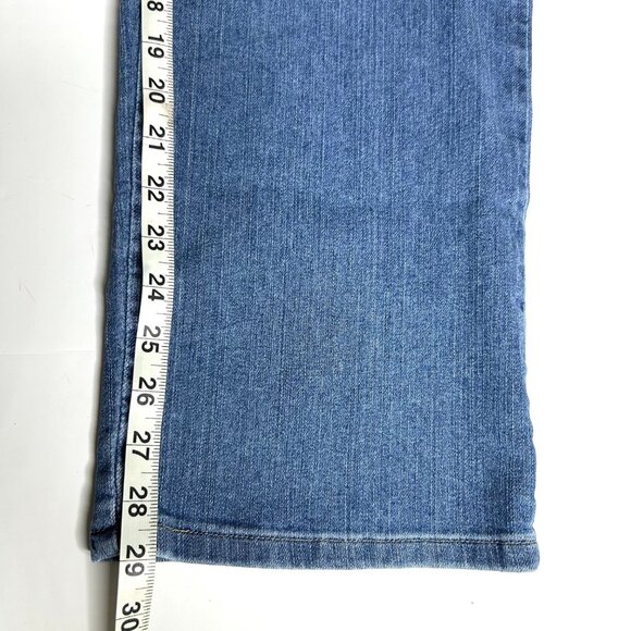 Lee At The Waist 16 Petite Blue Jeans - Picture 9 of 12